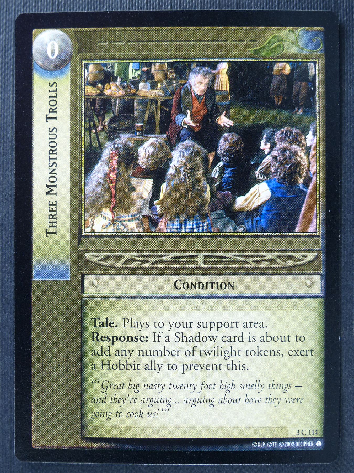 Three Monstrous Trolls 3 C 114 - LotR Card #3GP