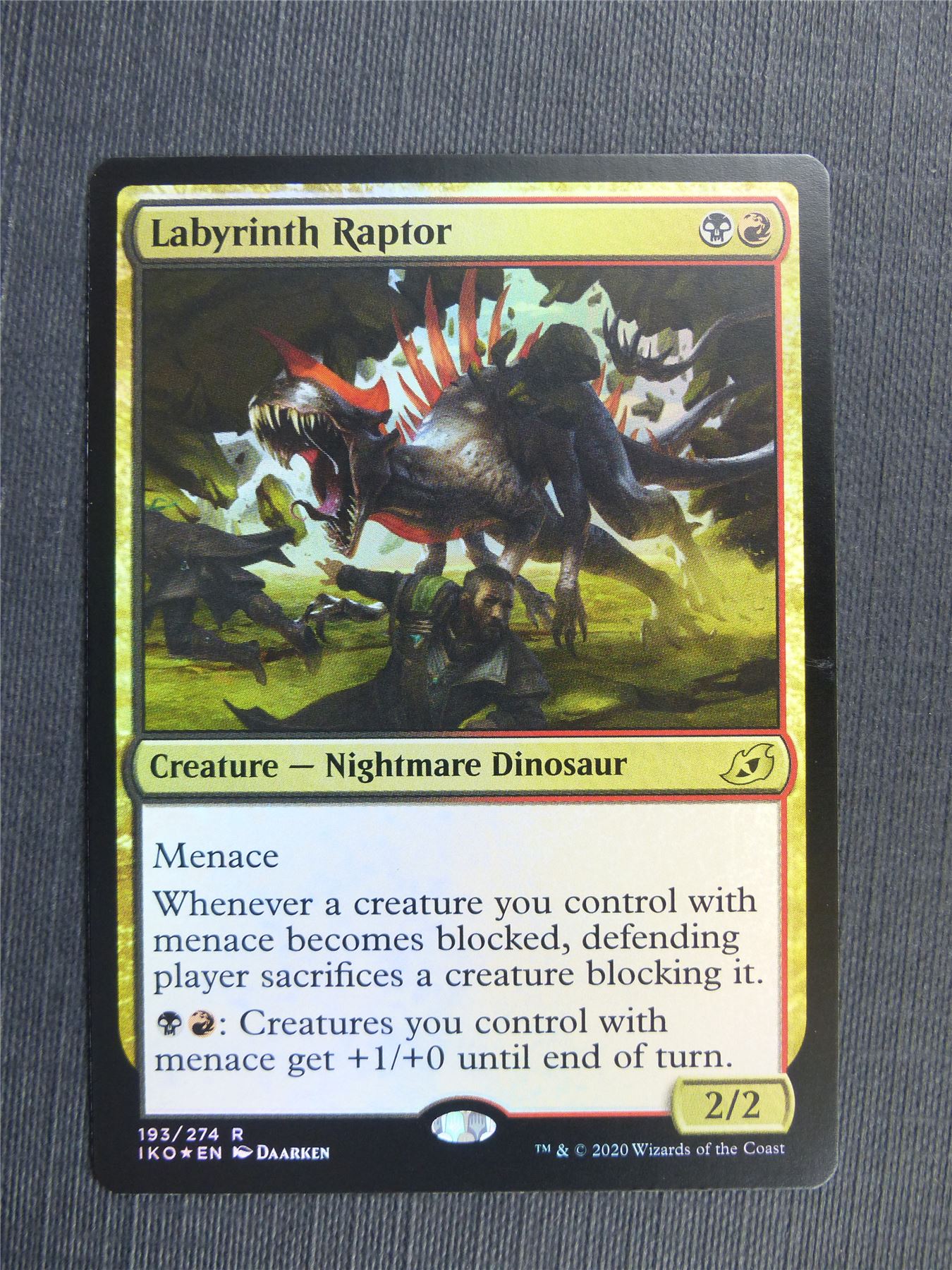 Labyrinth Raptor Foil - IKO - Mtg Card