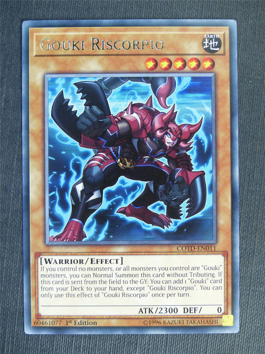 Gouki Riscorpio COTD Rare - 1st ed - Yugioh Cards #273