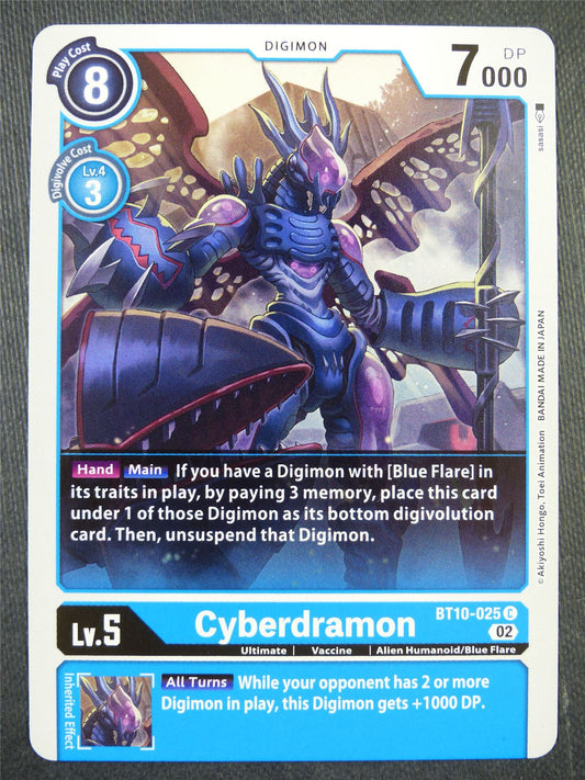 Cyberdramon BT10-025 - Xros Encounter - Digimon Card #98I