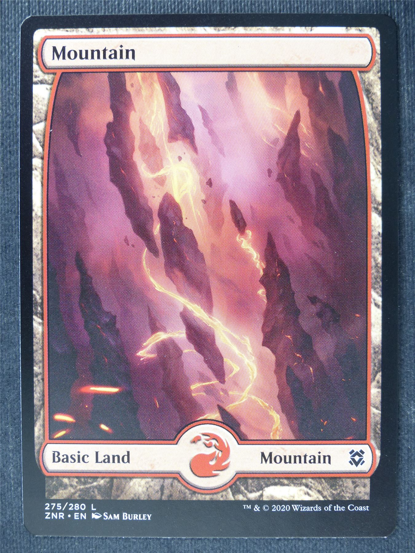 Mountain 275/280 Full Art - Mtg Magic Cards #Q4
