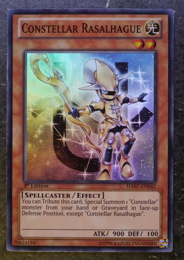 Yugioh Cards: CONSTELLAR RASALHAGUE HA07 SUPER RARE # 2J5