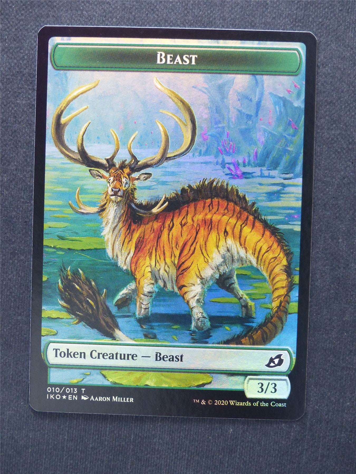 Beast Human Soldier Token Foil - Mtg Magic Cards #10C