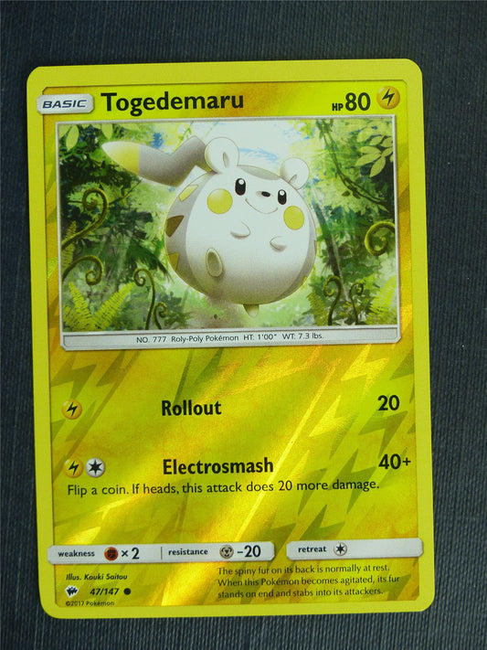 Togedemaru 47/147 Reverse Holo - Pokemon Cards #2GO