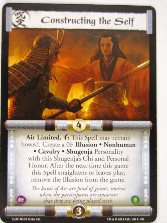 Legend of the Five Rings L5R - CONSTRUCTING THE SELF