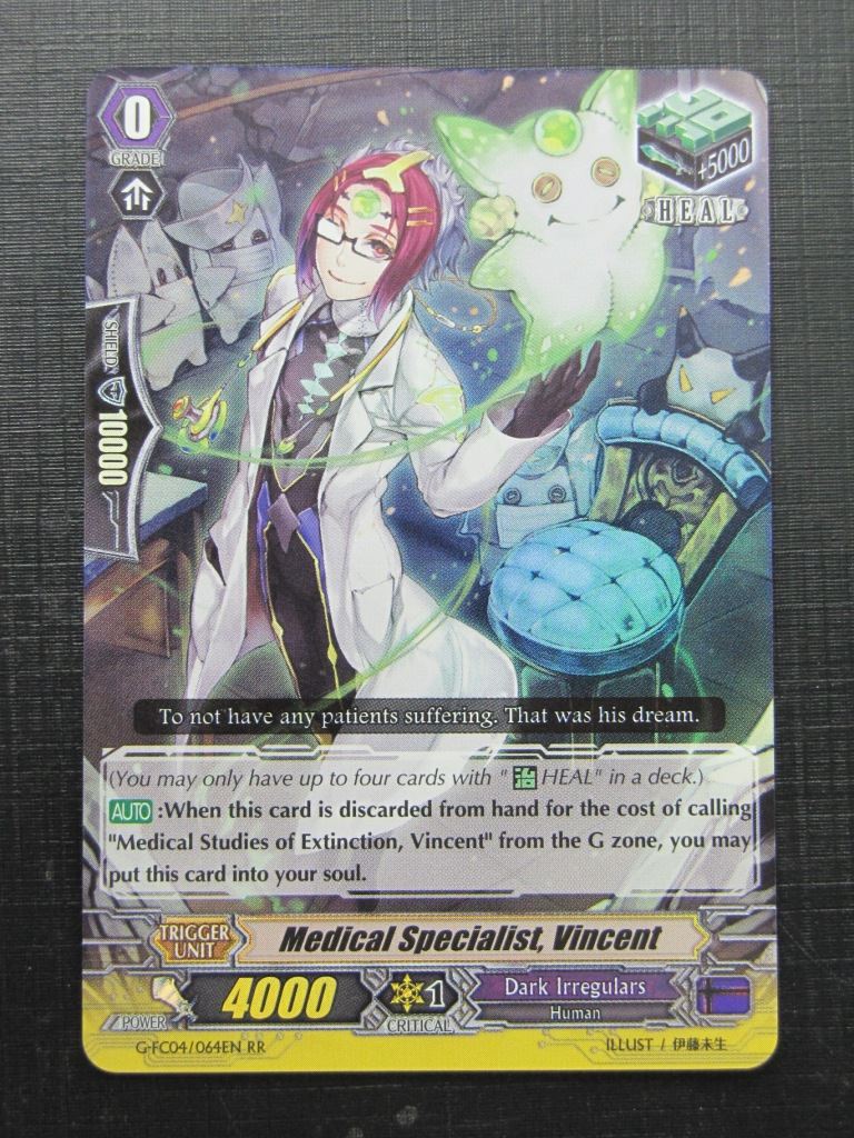 Vanguard Cards: MEDICAL SPECIALIST VINCENT G-FC04 RR # 1G92