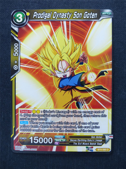 Prodigal Dynasty Son Goten - Dragon Ball Super Cards #ID