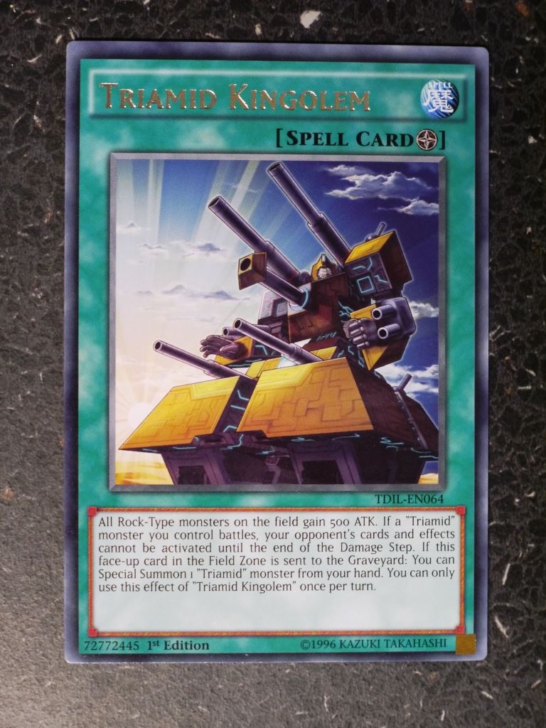 Yugioh Cards: TIRAMID KINGGOLEM TDIL RARE # 8I8