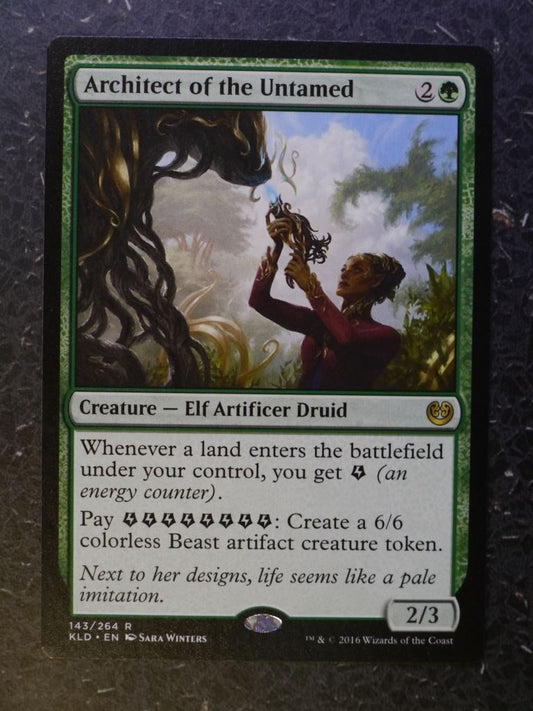 MTG Magic Cards: ARCHITECT OF THE UNTAMED # 7G91