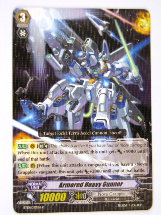 Cardfight!! Vanguard Cards: ARMORED HEAVY GUNNER R: SET 10