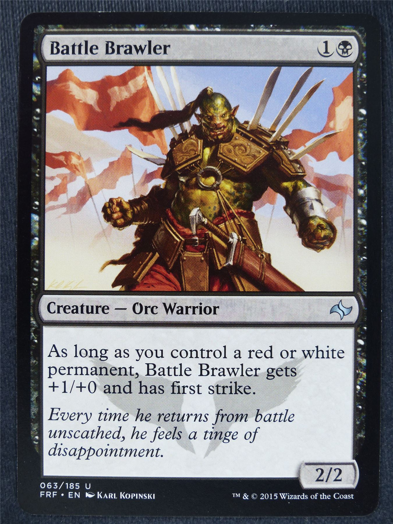 Battle Brawler - Mtg Magic Cards #DP