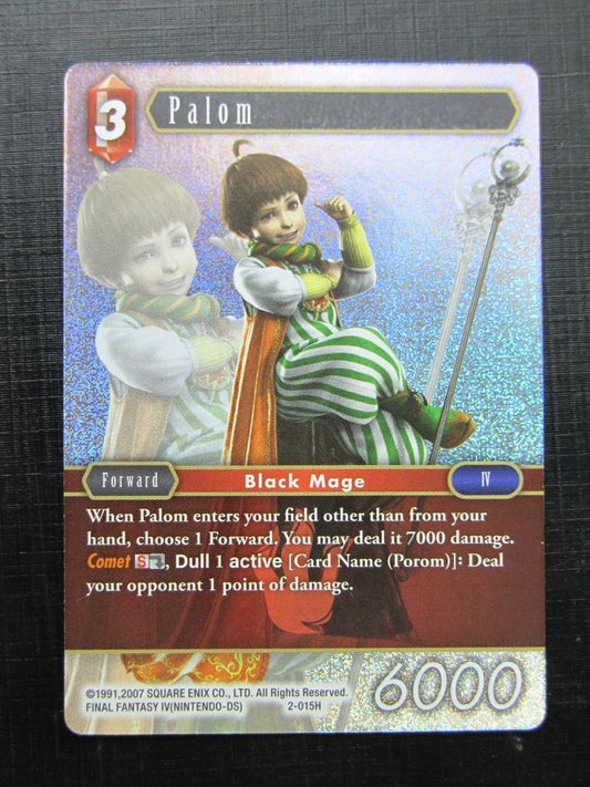 Final Fantasy Cards: PALOM 2-015H FOIL # 1A81