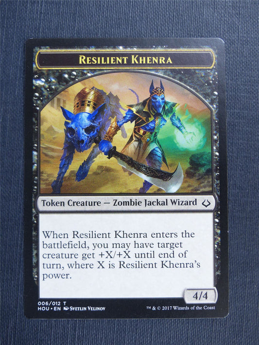 Resilient Khenra / Zombie - Mtg Magic Token Cards #4QK