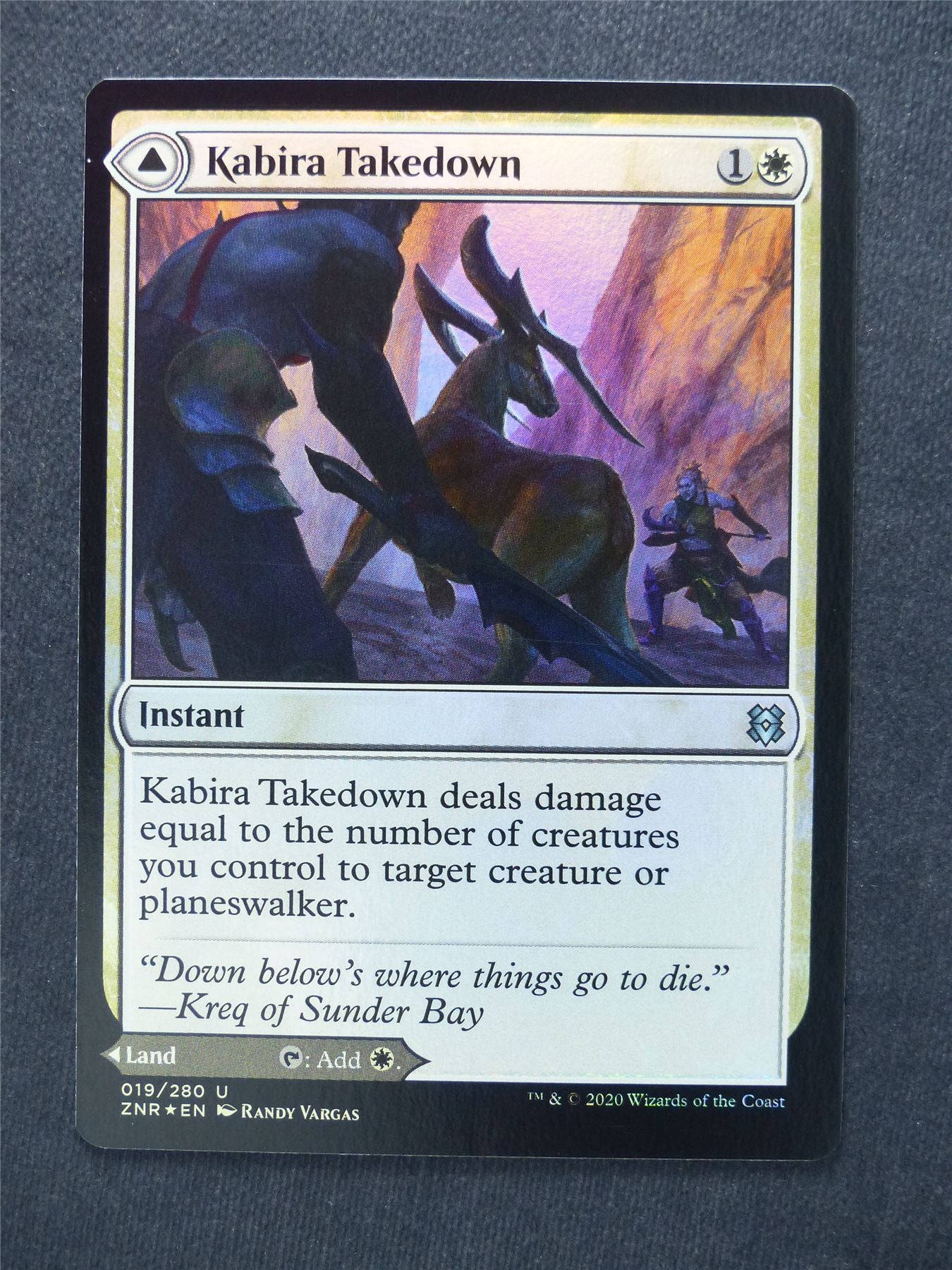 Kabira Takedown Skyclave Plateau Foil - Mtg Magic Cards #JA