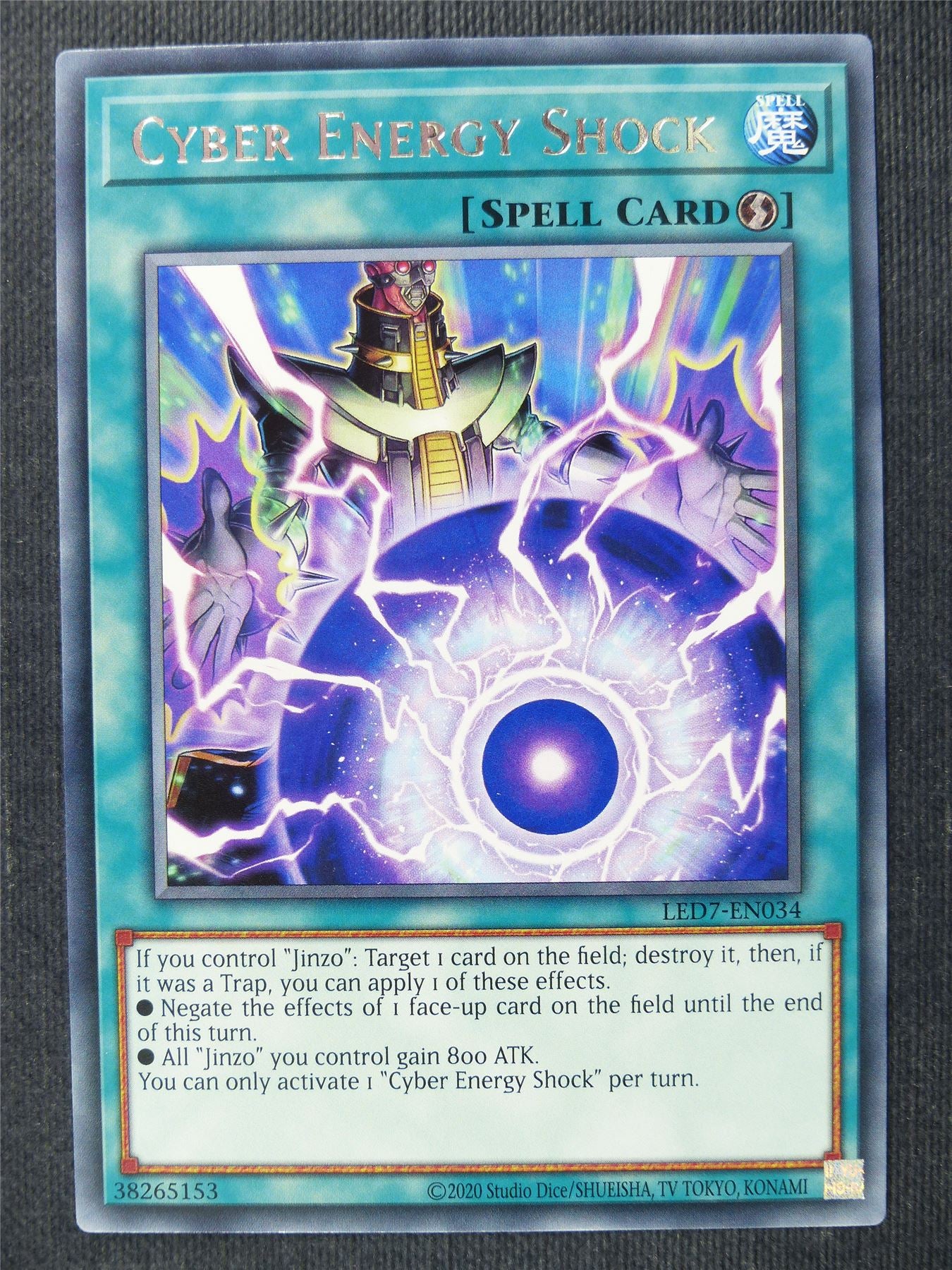 Cyber Energy Shock LED7 Rare - 1st ed Yugioh Cards #36O