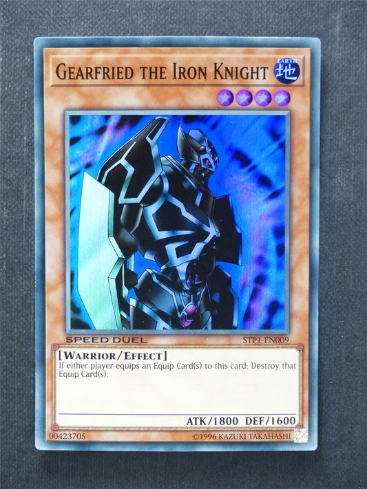 Gearfried the Iron Knight STP1 Super Rare - Yugioh Cards #B