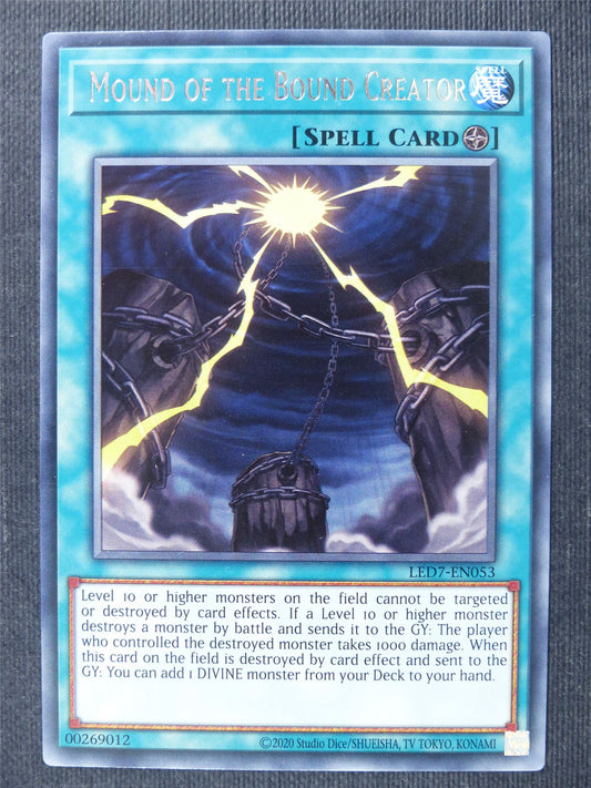 Mound of the Bound Creator LED7 Rare - 1st ed Yugioh Cards #36P