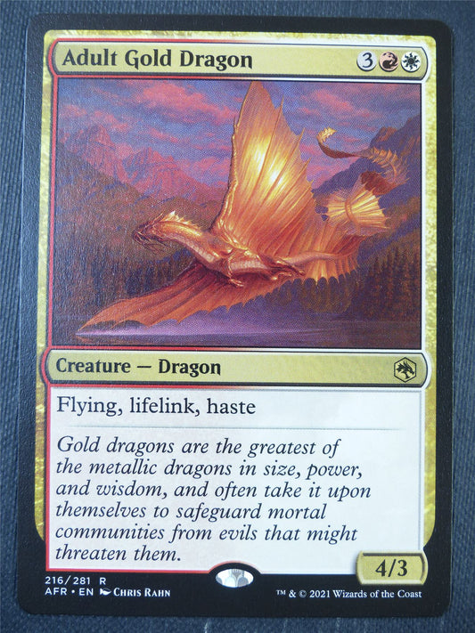 Adult Gold Dragon - Mtg Card #QZ