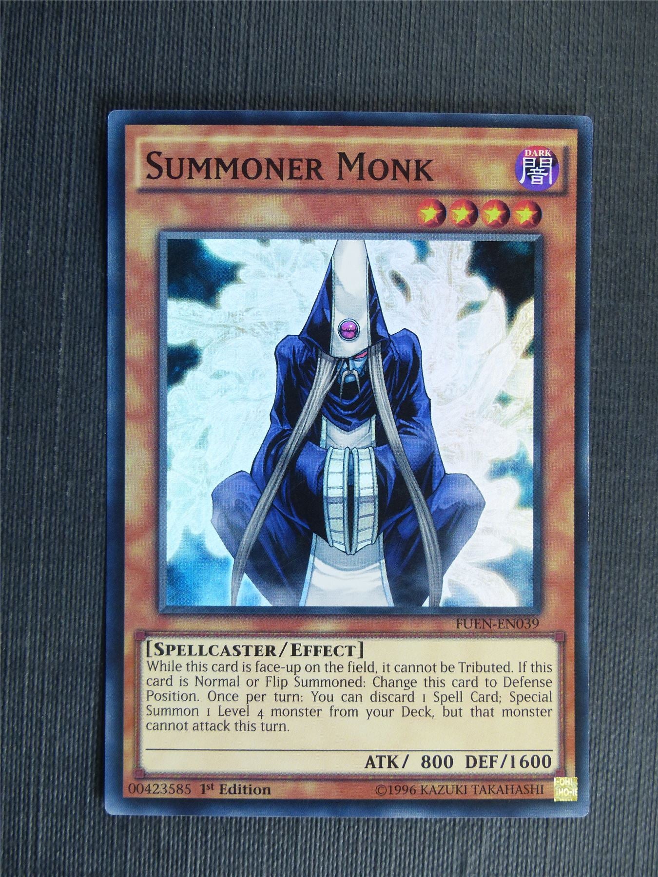 Summoner Monk FUEN Super Rare - 1st ed - Yugioh Cards #12I