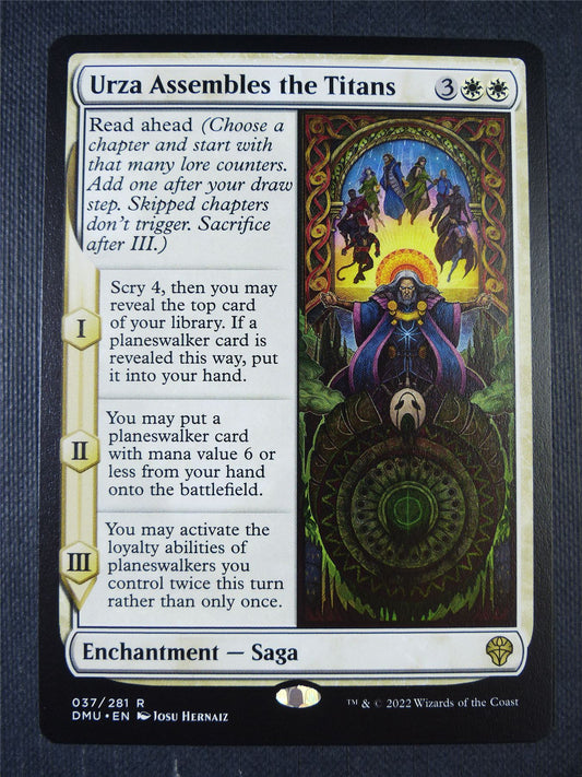 Urza Assembles the Titan - Dominaria United Mtg Card #7FP