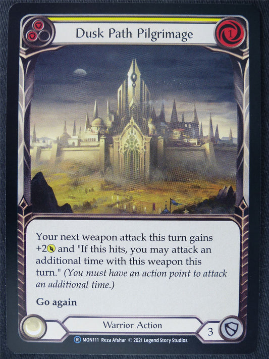 Dusk Path Pilgrimage Yellow - Monarch Unlimited - Flesh and Blood Cards #H0