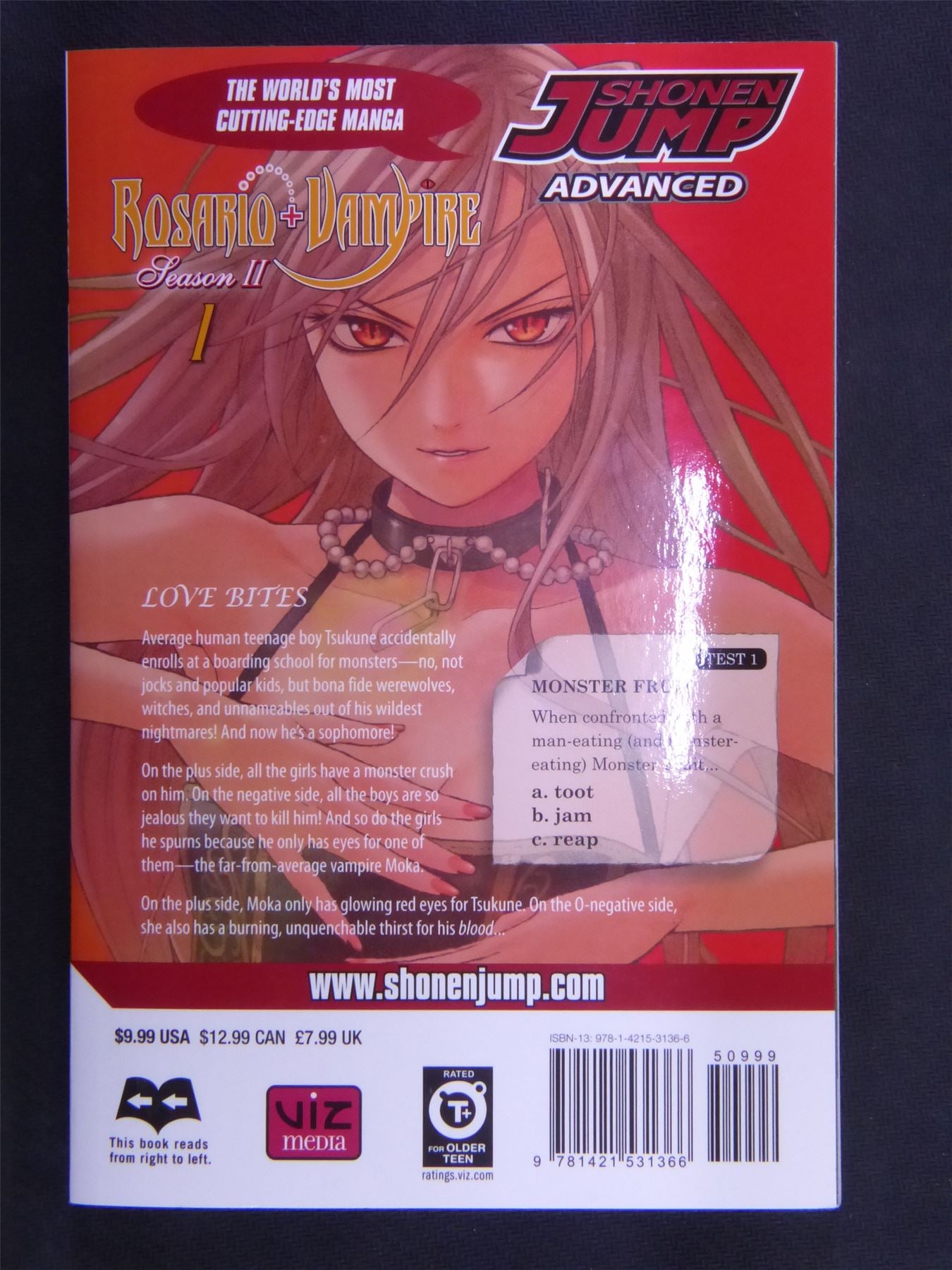 Rosario And Vampire - Season 2 - Volume 1 - Manga #2F