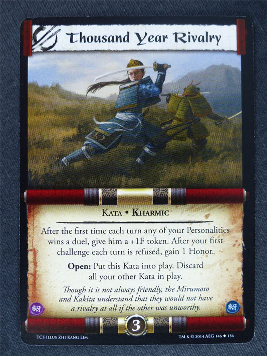 Thousand Year Rivalry - L5R Cards #XT