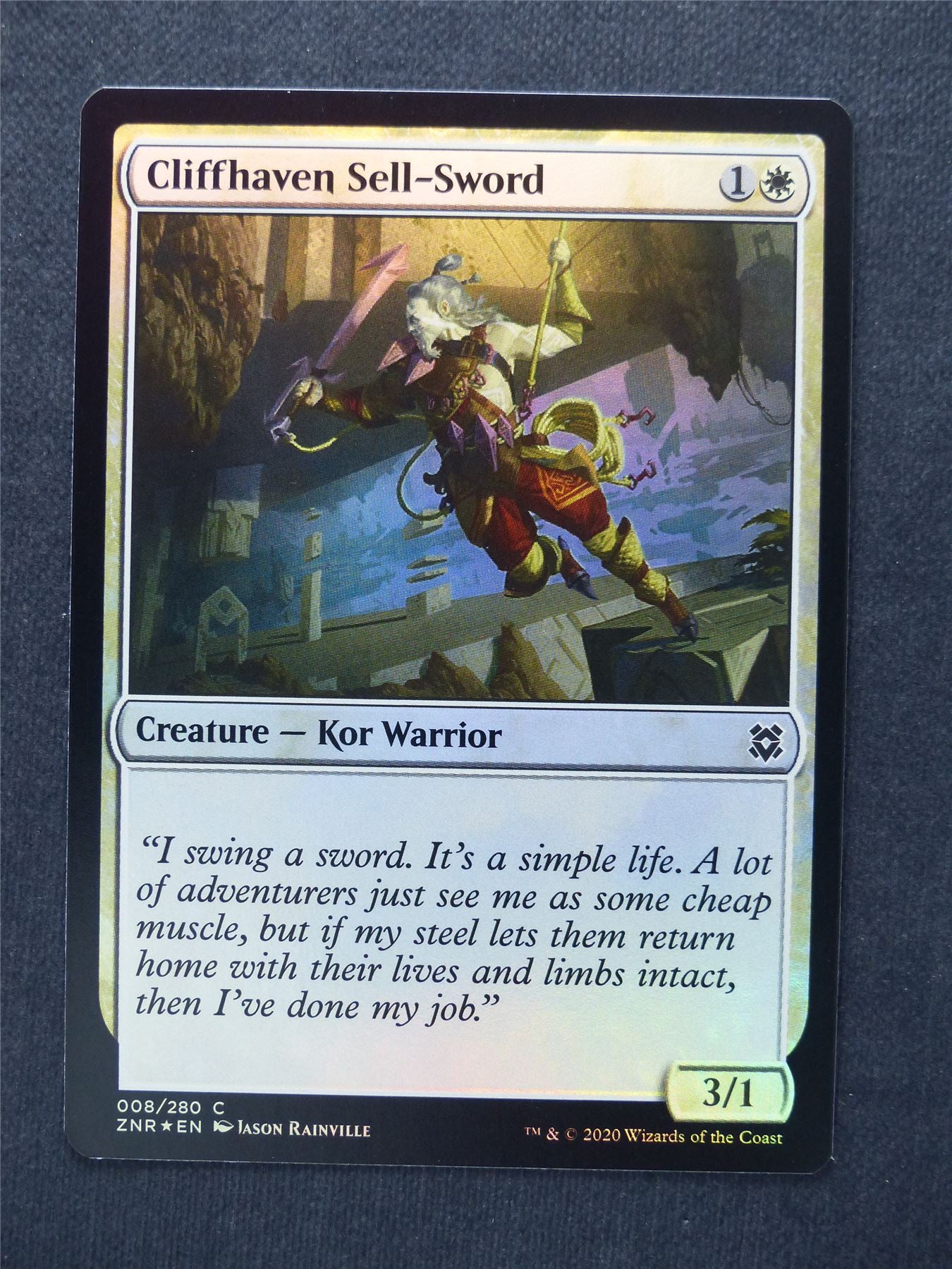 Cliffhaven Sell-Sword Foil - Mtg Magic Cards #5J