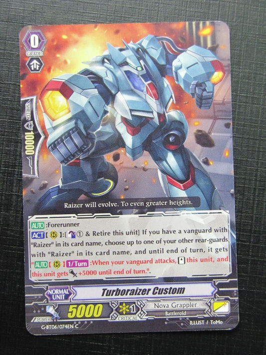 Vanguard Cards: TURBORAIZER CUSTOM G-BT06 # 18B41