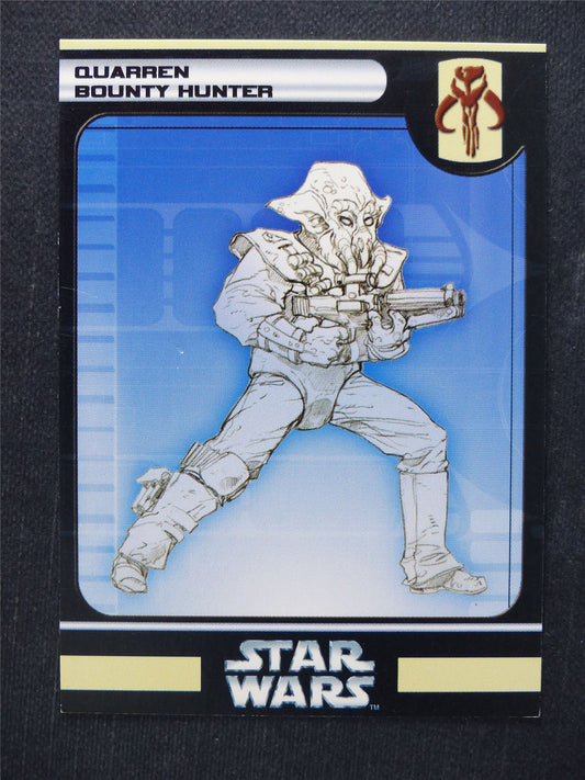 Quarren Bounty Hunter 45/60 - Star Wars Miniatures Spare Cards #7B