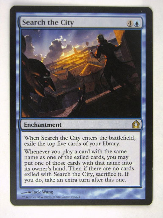 MTG Magic Played Cards: SEARCH THE CITY # 18F100