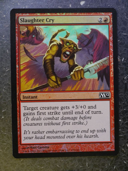 MTG Cards: SLAUGHTER CRY FOIL # 5C23