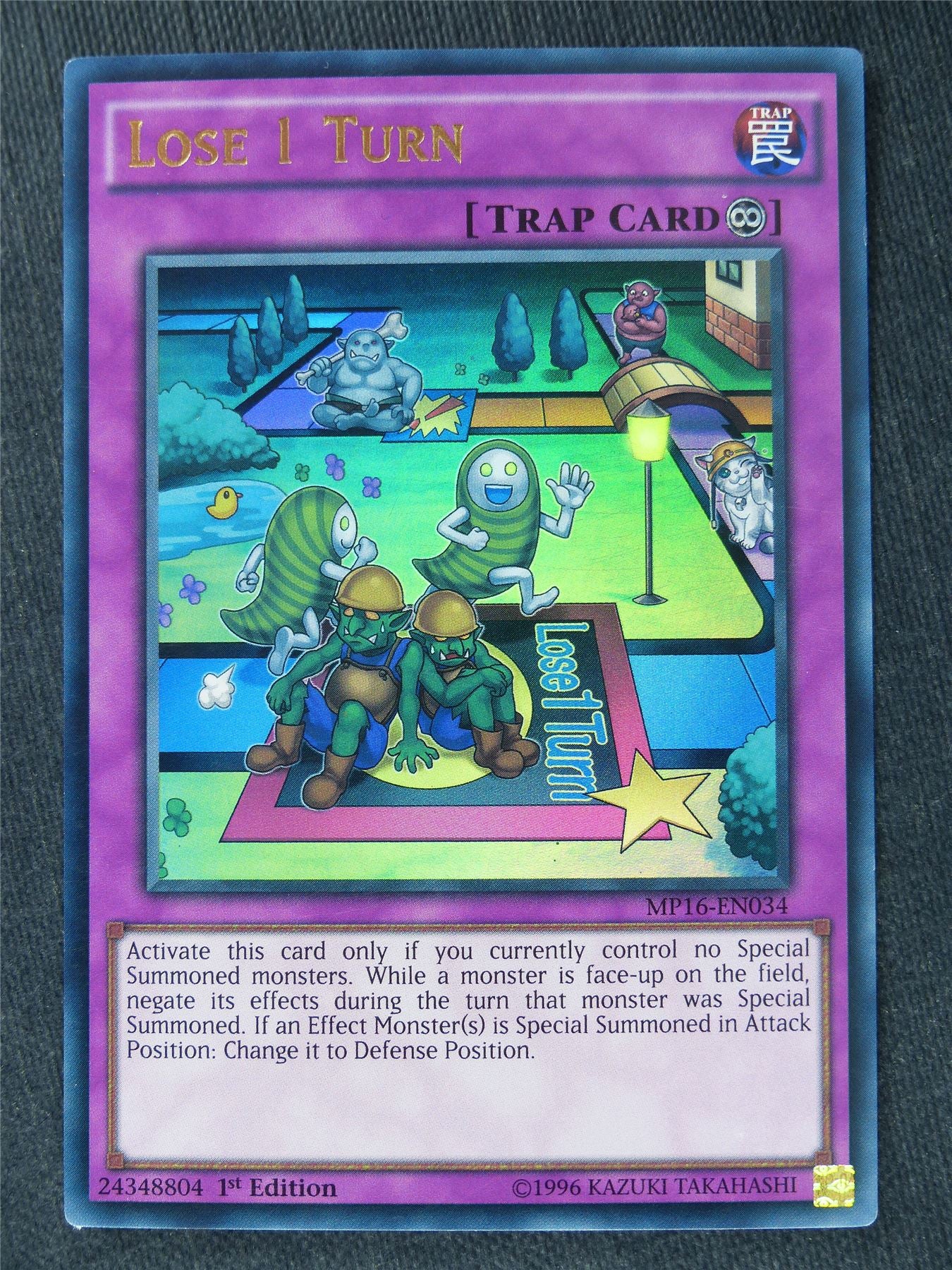 Lose 1 Turn MP16 Ultra Rare - 1st ed - Yugioh Cards #14X