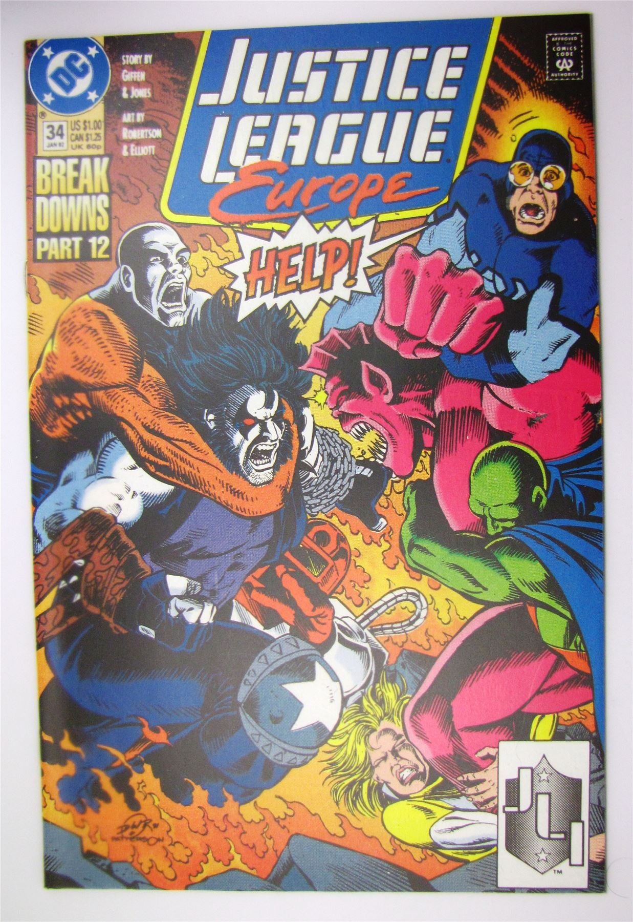 DC Comics - Justice League Europe #34 (Jan 92)