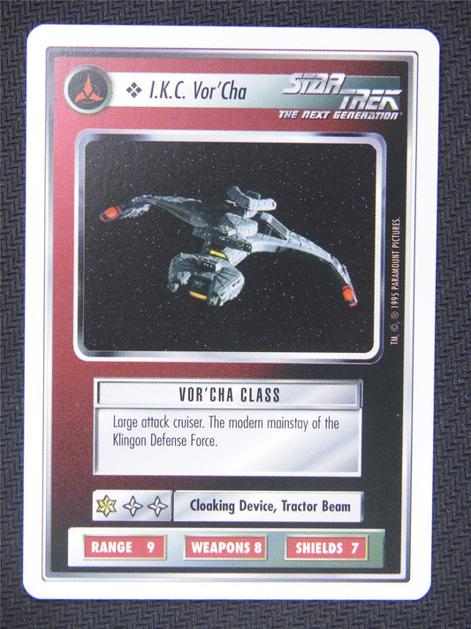 IKC Vor Cha White Border - Star Trek Next Gen Card  #4PC