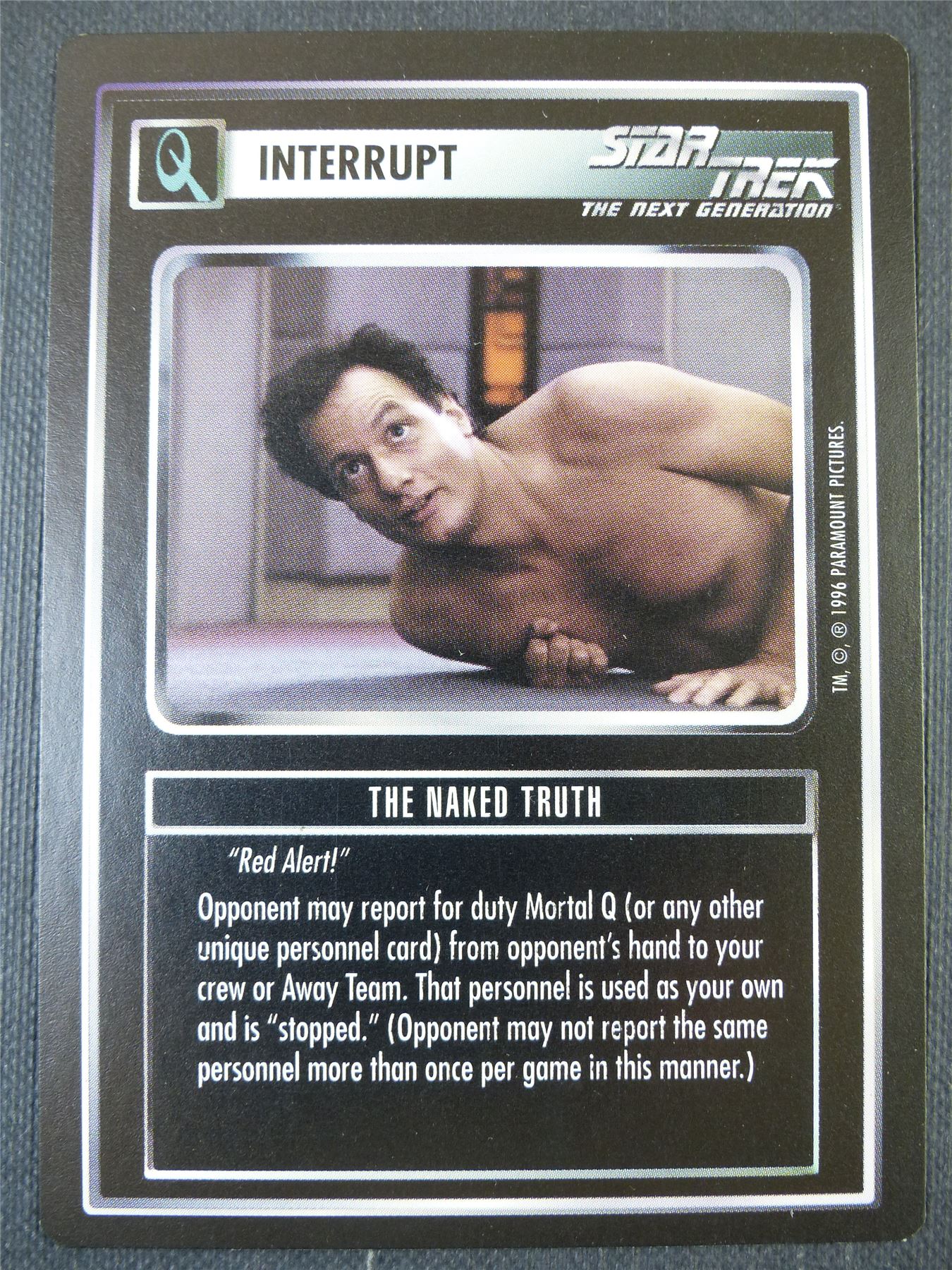 The Naked Truth - NG - Star Trek Card #675