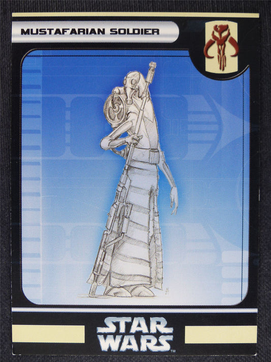 Mustafarian Soldier - Star Wars Miniatures Spare Cards #6J