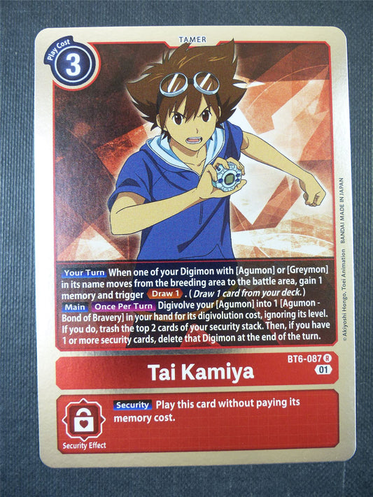 Tai Kamiya BT6-087 R - Digimon Card #1Z7