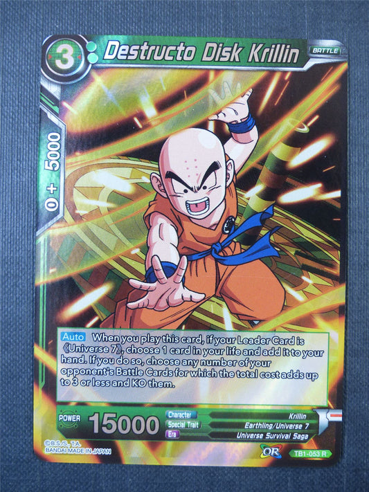 Destructo Disk Krillin R - Dragon Ball Super Card #A4I