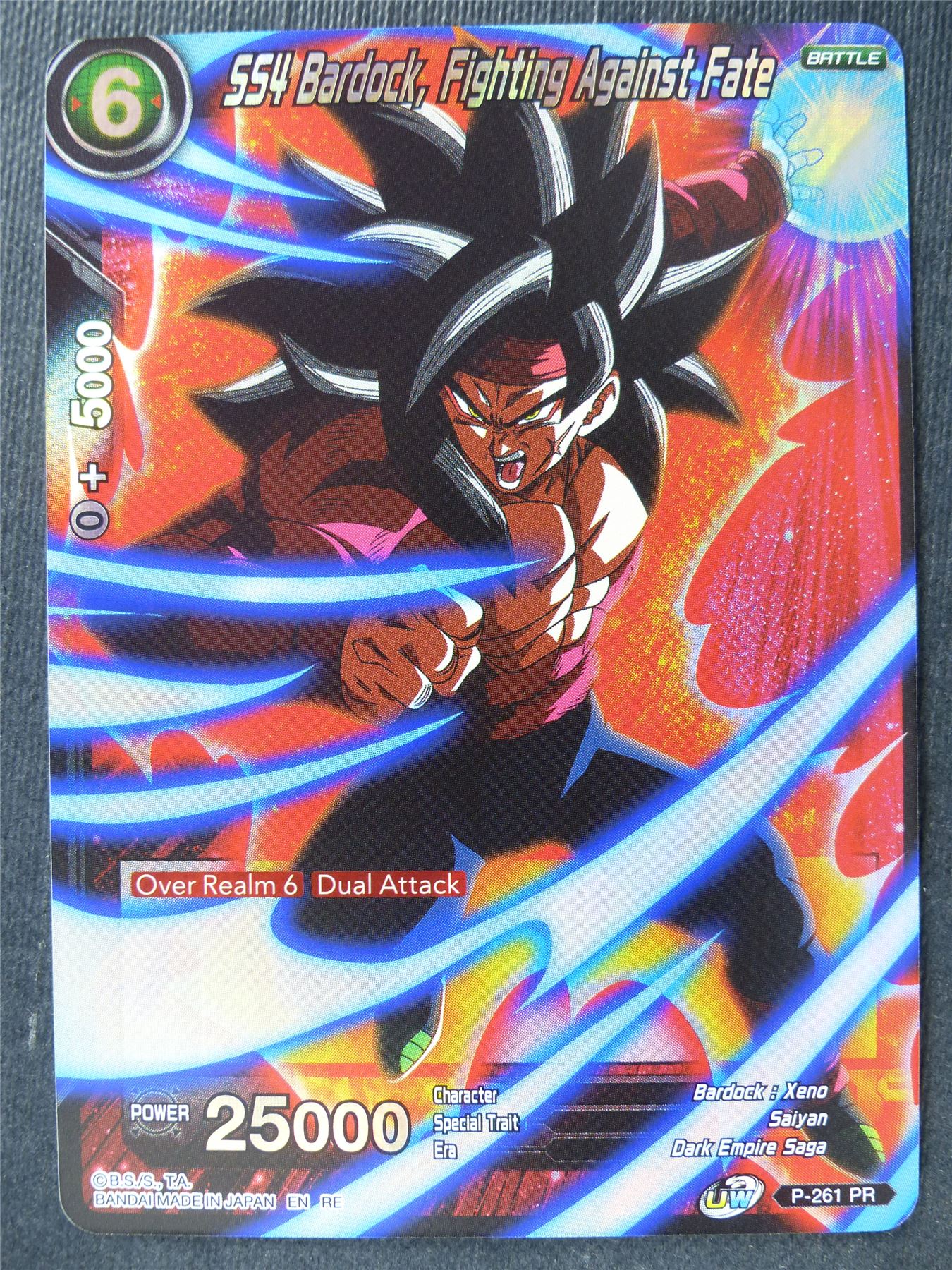SS4 Bardock Fighting Against Fate - Mythic Booster - Dragon Ball Super Card #44G