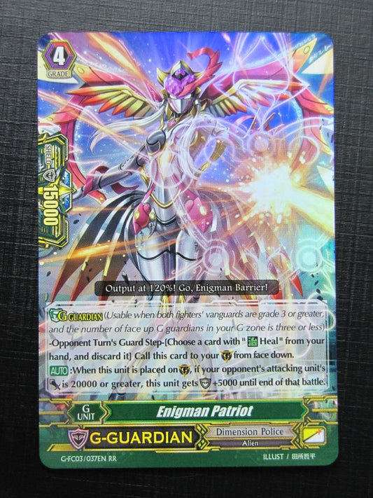 Vanguard Cards: ENIGMAN PATRIOT G-FC03 RR # 18B55