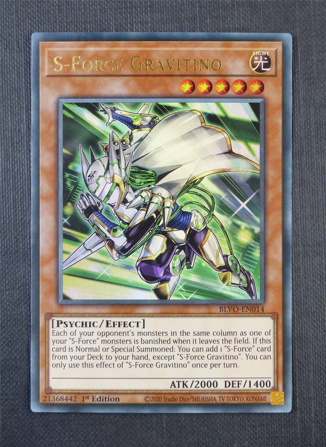 S Force Gravitino BLVO 1st Ed - Ultra Rare - Yugioh Card #7DF