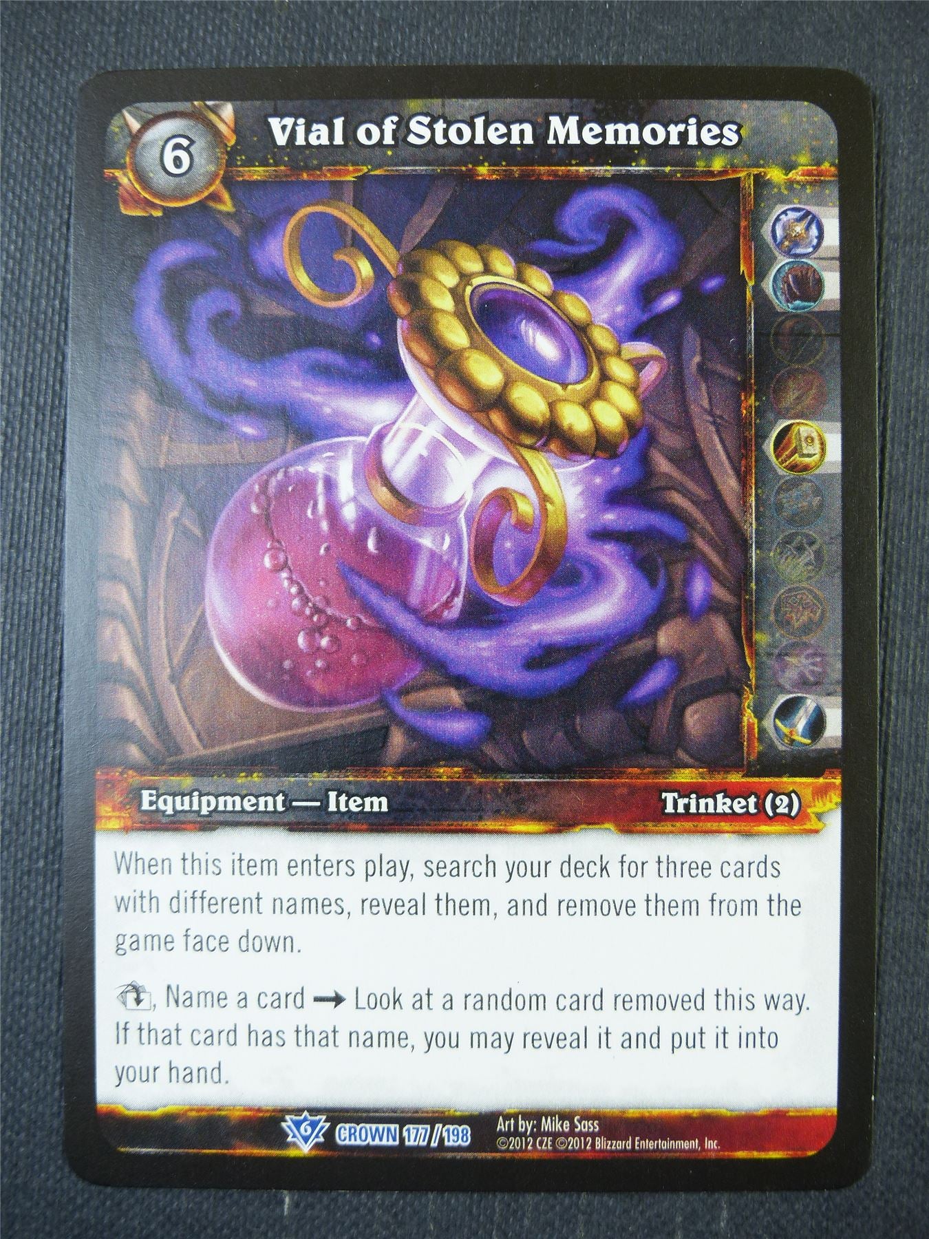 Vial of Stolen Memories 177/198 - WoW Card #15D