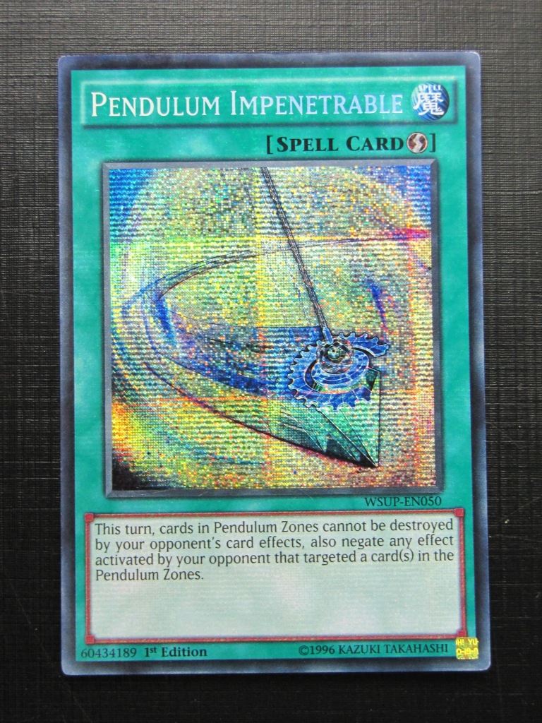 Yugioh Cards: PENDULUM IMPENETRABLE WSUP SECRET RARE # 21E4