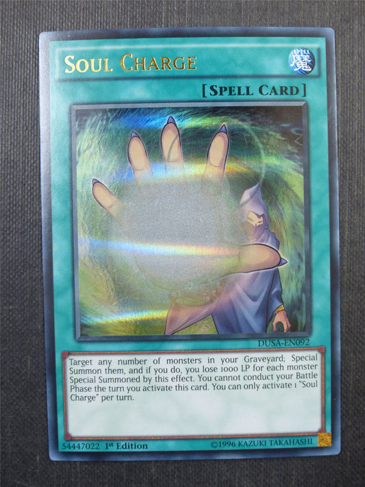 Soul Charge DUSA Ultra Rare - 1st ed Yugioh Card #3YN