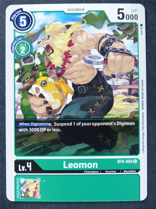 Leomon BT4-055 C - Digimon Cards #10L