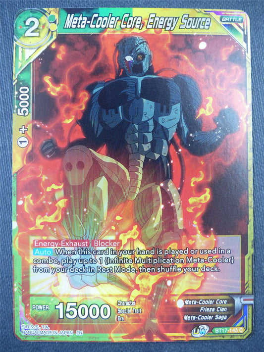 Meta-Cooler Core Energy Source BT17 Foil - Dragon Bal Super Card #90B