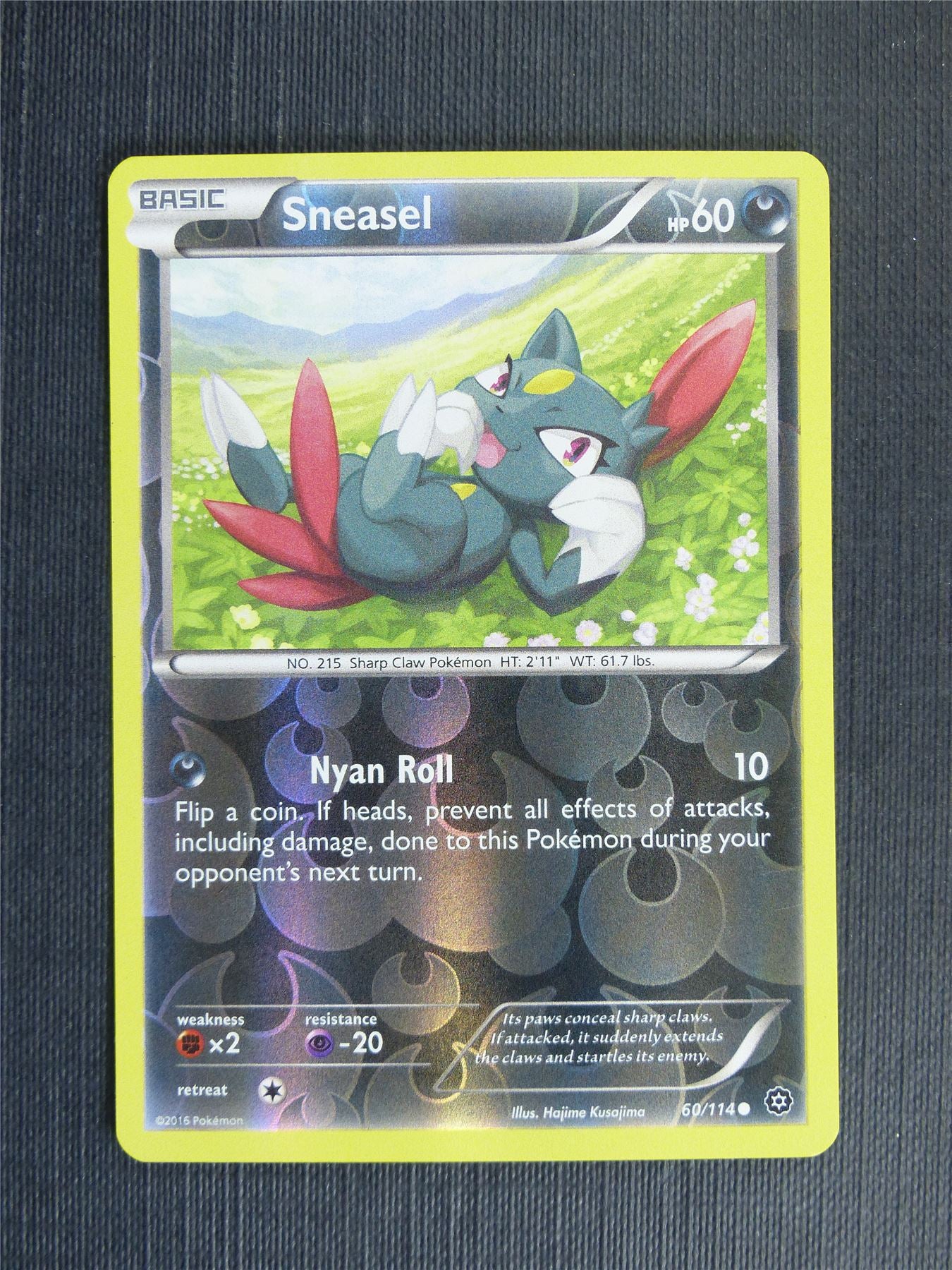 Sneasel 60/114 Reverse Holo - Pokemon Cards #1GL