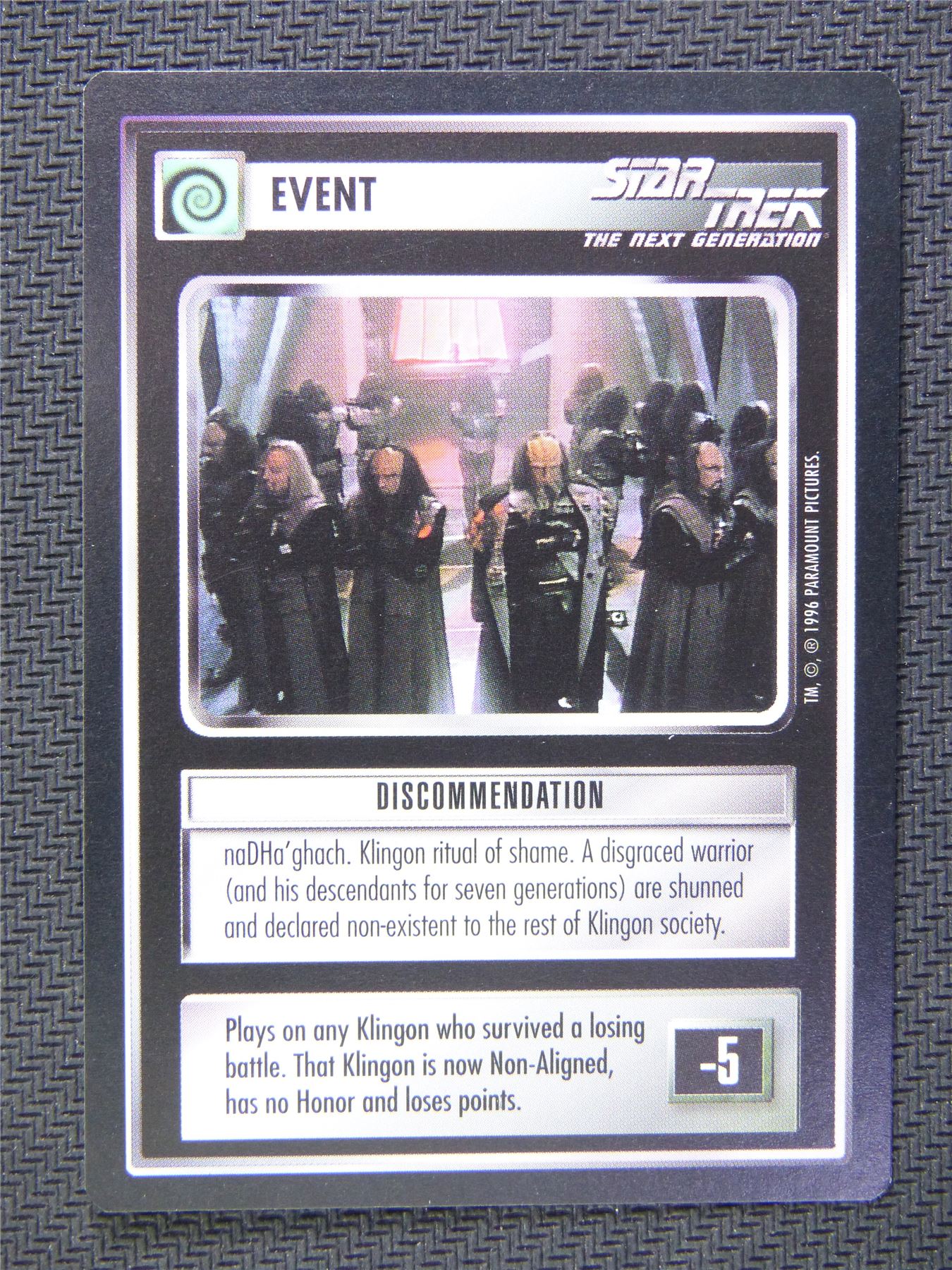 Event Discommendation - Star Trek CCG Next Gen #55Y