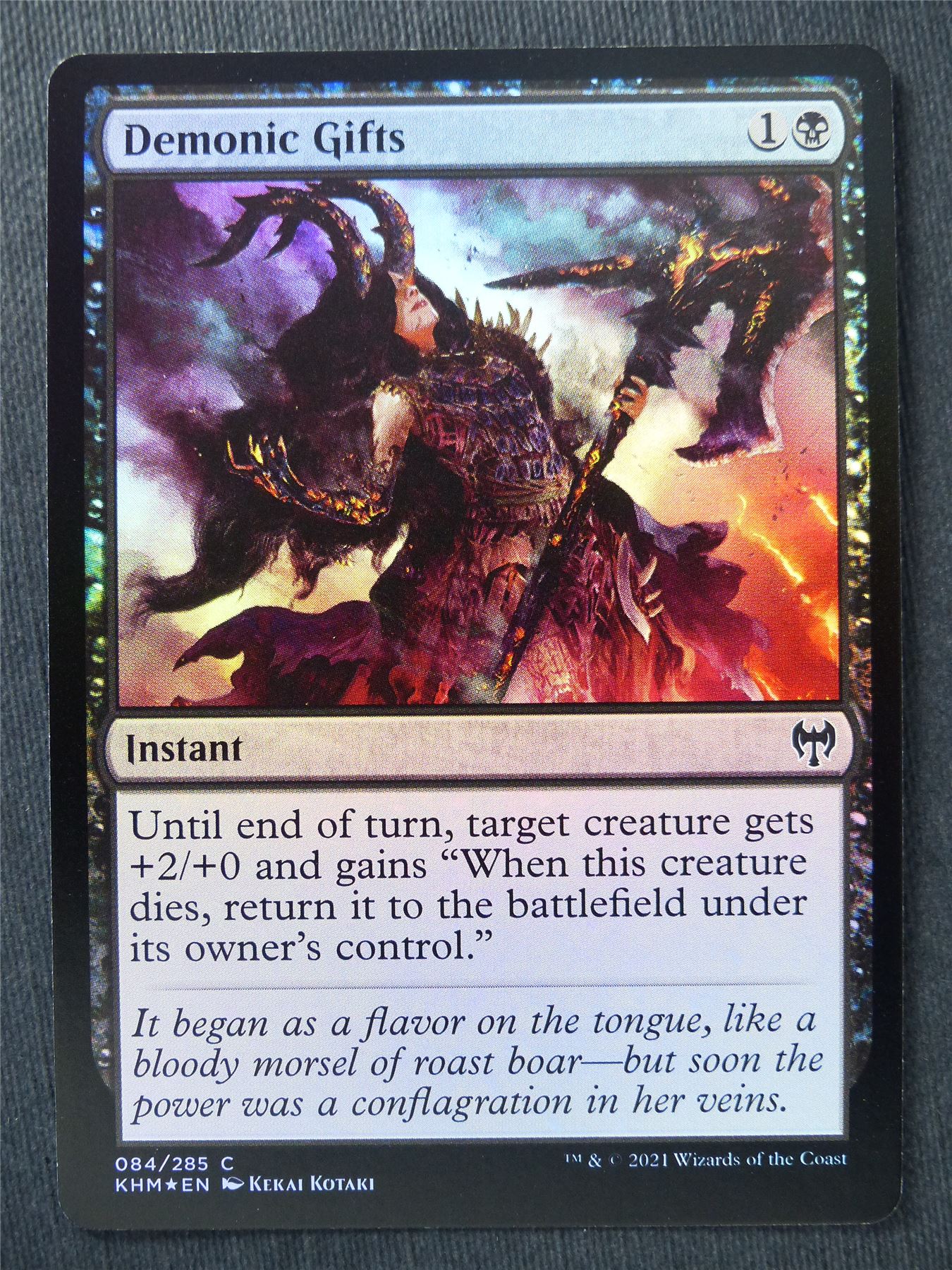 Demonic Gifts Foil - Mtg Magic Cards #ZW